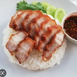 ข้าวหมูทอดไก่ทอด (นายเอกอร่อย)กรุงธน6 ซอยกรุงธนบุรี6หน้าเซเว่นใหม่