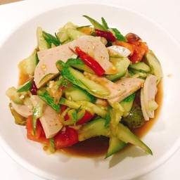 ตำแตงหมูยอไม่ปลาร้า
