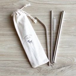 Stain Less Straw Set