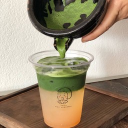 มัทฉะลิ้นจี่โซดา