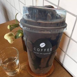 นมหมีปั่นโกโก้ลาวา  (ขนาดแก้ว 22oz.)