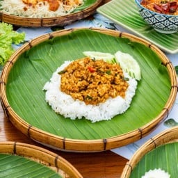 คั่วกลิ้ง+ข้าวสวยหอมมะลิ size-M