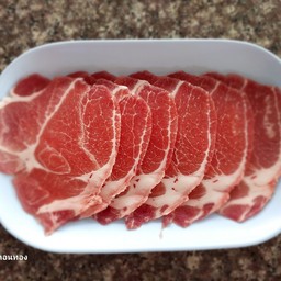 เนื้อหมูส่วนสันคอ สไลด์