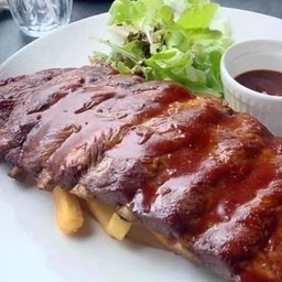 ซี่โครงหมูซอสบาร์บิคิว(BBQ Pork Spare Ribs)