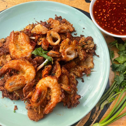 Fried Seafood (Shrimp + Shellfish + Squid)
