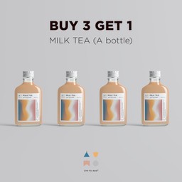 [3แถม1] Milk Tea (A Bottle) 4 ขวด