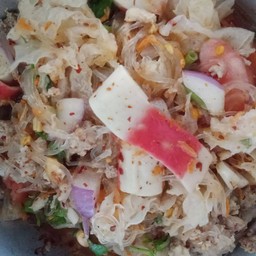 ยำวุ้นเส้นปูอัดโบราณ