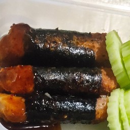 หมูห่อสาหร่าย 3 ชิ้น