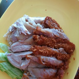 ไก่ผสมจัมโบ้(ต้ม+ทอด)