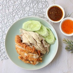ไก่รวมสับจานใหญ่