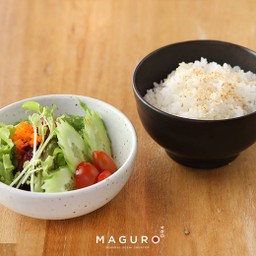Rice & Salad - ชุดข้าวญี่ปุ่น และสลัดผัก