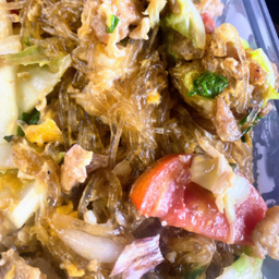 ข้าวราดผัดวุ้นเส้น