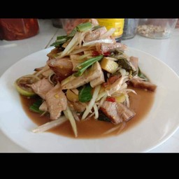 ตำคอหมูย่าง