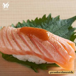Salmon Saikyo Sushi ข้าวปั้นหน้าปลาแซลมอนไซเกียว