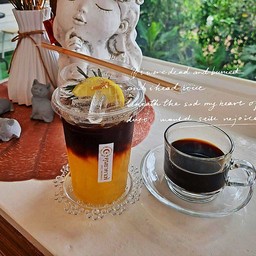 อเมริกาโน่ฮันนี่เลม่อน เย็น