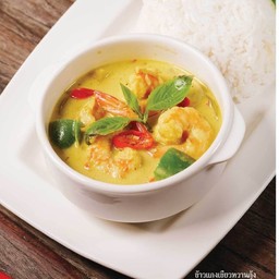 ข้าวแกงเขียวหวานไก่