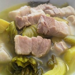 แกงจืดผักกาดดองหมูสับ