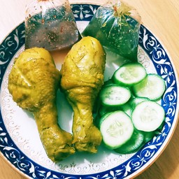 น่องไก่หมก 2น่อง