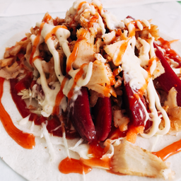 Chicken & Sausage kebab M เคบับไก่นุ่มผสมไส้กรอกไก่