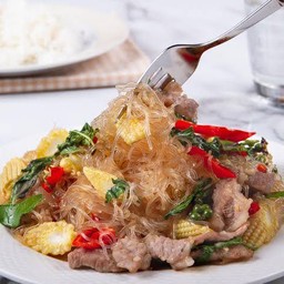 วุ้นเส้นผัดขี้เมา สุดอร่อย🔥