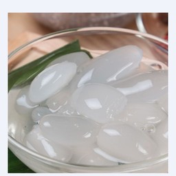 ลูกชิด ลอยแก้ว ขนมหวาน น้ำแข็งใส