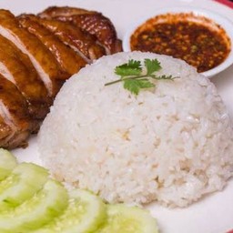 ข้าวมันไก่ย่าง