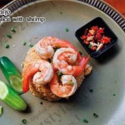 ข้าวผัดกุ้ง (จานใหญ่)