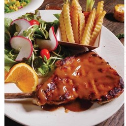 พอร์คชอพสเต๊ก