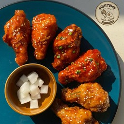 ไก่ทอดเกาหลี Double 3 kings (รสขายดี 3 รส 6 น่อง)