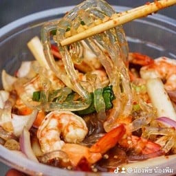 เส้นแก้วกุ้งสุก