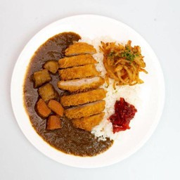 ข้าวหน้ากะหรี่หมูทอด