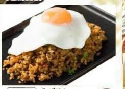 1504.SOBAMESHI Fried Rice and Chopped Yakisoba Noodles ข้าวผัดยากิโซบะ