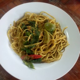 สปาเก็ตตี้แกงเขียวหวานหมู