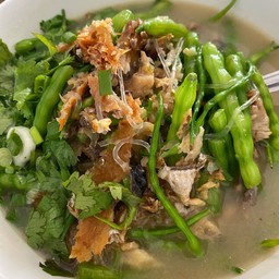 แกงผักขี้หูดใส่ปลาแห้ง หมู ไก่