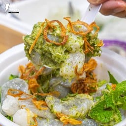 กุ้งแช่น้ำปลาโรยหอมเจียว