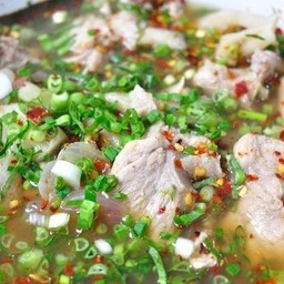 ต้มแซ่บกระดูกหมูอ่อน(ถ้วย)