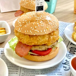 ชีสเบอร์เกอร์ไก่