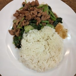 ข้าว+คะน้าน้ำมันหอย