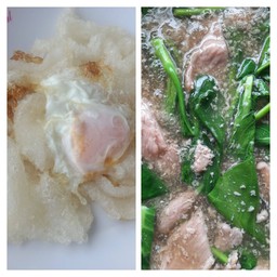 ราดหน้าเส้นใหญ่ทอดหน้าไข่