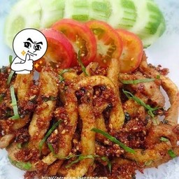 หมูทอดคลุกฝุ่น