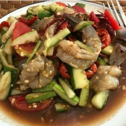 ตำแตงกุ้งสด/สุก