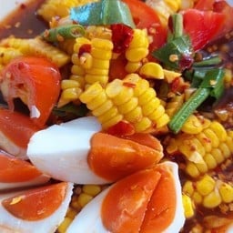 ข้าวโพด+ไข่เค็ม