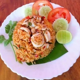 ไก่ย่าง ข้าวเหนียว หน้าวัดเพลง ไทรม้า