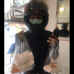 (เมนูให้พี่คนขับ) ข้าวลาบไก่ทอด