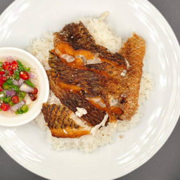 ข้าวปลาแกะ (ปลานิล)