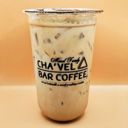 ลาเต้เย็น (กาแฟสด)