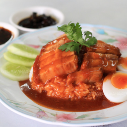 ข้าวหมูกรอบ-กุนเชียง