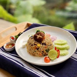 ข้าวผัดเห็ดหอม