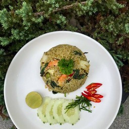 ข้าวผัดแกงเขียวหวาน