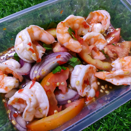 ยำกุ้งสุก